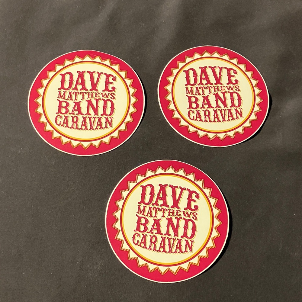 Dave Matthews Band Caravan Stickers - 3 Inch